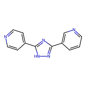 3-[3-(4-Pyridinyl)-1H-1,2,4-triazol-5-yl]pyridine structure