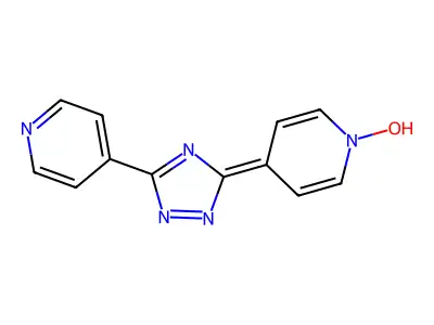 4-[3-(4-pyridyl)-1H-1,2,4-triazol-5-yl]pyridinium-1-olate structure