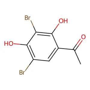 2,6-Dibromo-4-acetylresorcinol structure