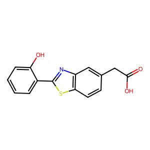 5-苯并噻唑乙酸2-(2-羟基苯基) structure