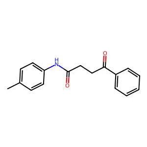 N-(4-methylphenyl)-4-oxo-4-phenylbutanamide structure