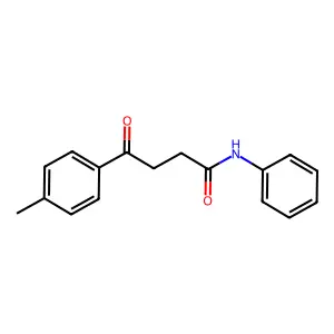4-(4-methylphenyl)-4-oxo-N-phenylbutanamide structure