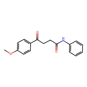 4-(4-甲氧基苯基)-4-氧代-N-苯基丁酰胺 structure