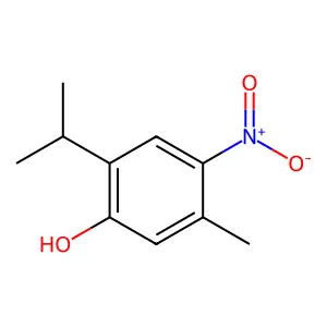 2-Isopropyl-5-methyl-4-nitrophenol structure