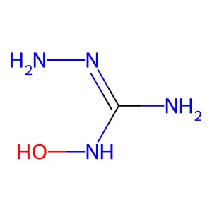 N-Hydroxyhydrazinecarboximidamide structure