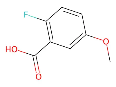 5-Fluoro-2-methoxybenzoic acid structure