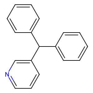 3-Benzhydrylpyridine structure