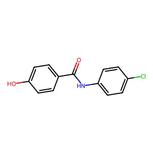 N-(4-chlorophenyl)-4-hydroxybenzamide structure