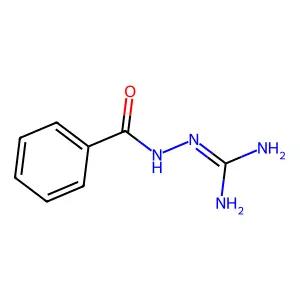 N-(diaminomethylideneamino)benzamide structure