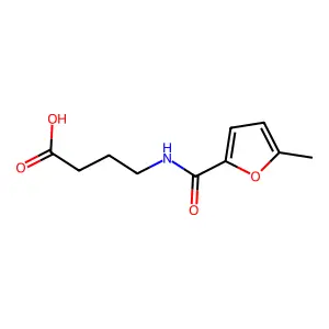 4-[(5-Methyl-furan-2-carbonyl)-amino]-butyric acid structure