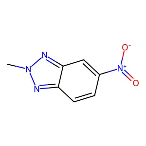 methyl-5-nitro-2H-benzotriazole structure