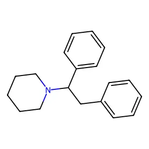 二苯基乙基哌啶 structure