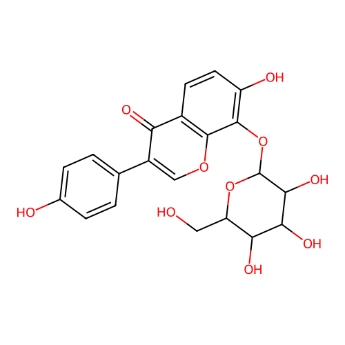 葛根素 structure