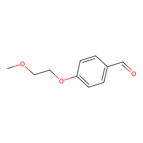 4-(2-Methoxyethoxy)benzaldehyde structure