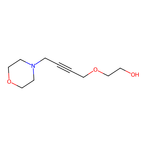 2-(4-Morpholin-4-ylbut-2-ynyloxy)ethan-1-ol structure
