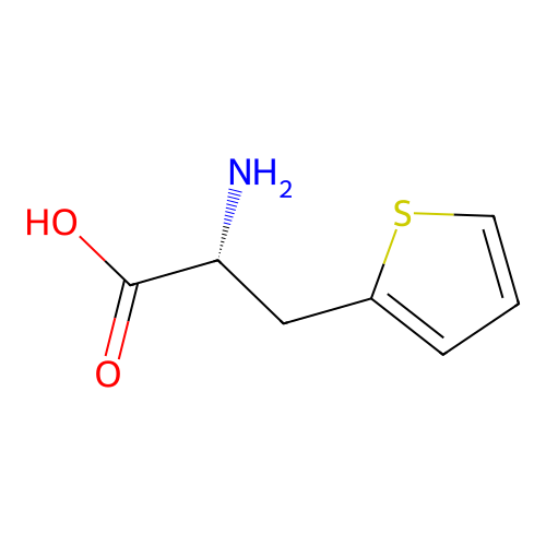 beta-2-Thienyl-D-alanine structure