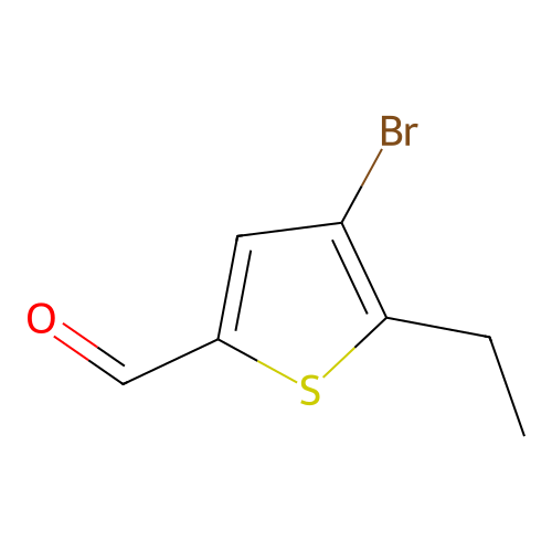 4-Bromo-5-ethylthiophene-2-carbaldehyde structure