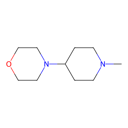 4-(1-Methyl-4-piperidinyl)morpholine structure