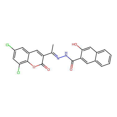 C22H14Cl2N2O4 structure