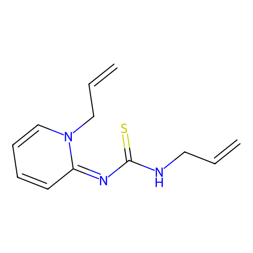(Z)-1-allyl-3-(1-allylpyridin-2(1H)-ylidene)thiourea structure