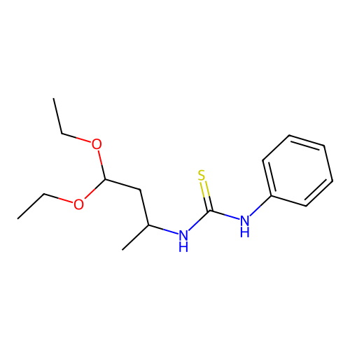 1-(4,4-Diethoxybutan-2-yl)-3-phenylthiourea structure
