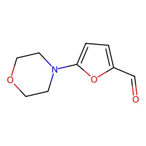 5-Morpholin-4-yl-2-furaldehyde structure