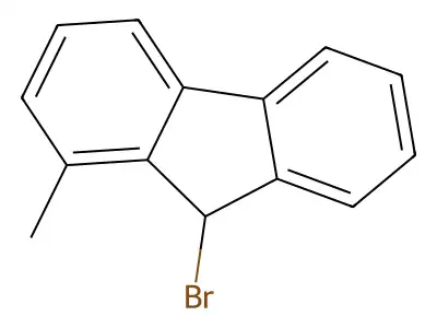 9H-Fluorene, 9-bromo-1-methyl- structure