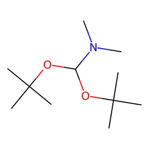 1,1-bis(1,1-dimethylethoxy)-N,N,N-trimethylamine structure