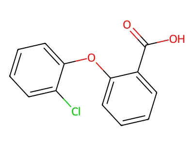 2-(2-chlorophenoxy)benzoic Acid structure
