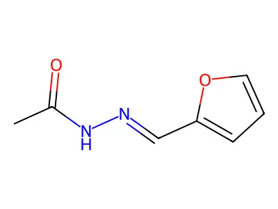 Acetic acid, 2-(2-furanylmethylene)hydrazide structure