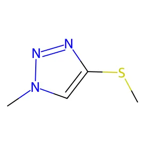 1H-1,2,3-Triazole, 1-methyl-4-methylthio- structure