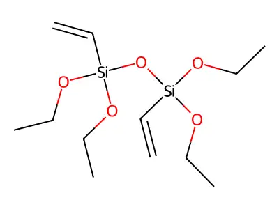 1,3-Divinyltetraethoxydisiloxane structure