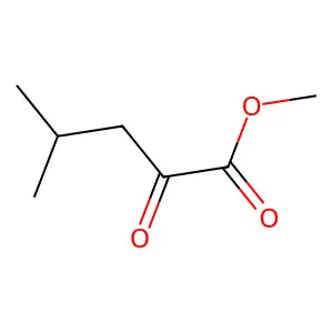 Methyl 4-methyl-2-oxopentanoate structure