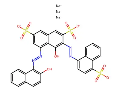 Fast Sulphon Black F structure