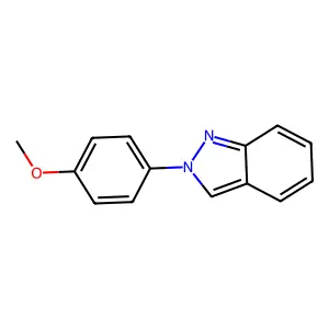 2-(4-methoxyphenyl)-2H-indazole structure