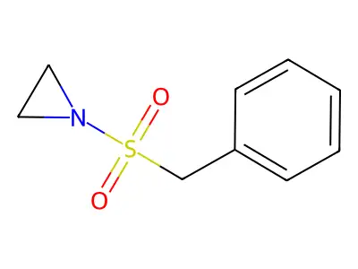 1-(Benzylsulfonyl)aziridine structure