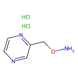 2-((Aminooxy)methyl)pyrazine dihydrochloride structure