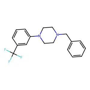 1-Benzyl-4-[3-(trifluoromethyl)phenyl]piperazine structure