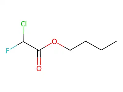 Butyl 2-chloro-2-fluoroacetate structure