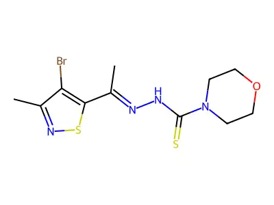 C11H15BrN4OS2 structure