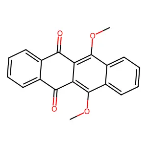 6,11-Dimethoxytetracene-5,12-dione structure