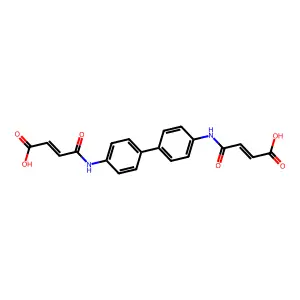 4-[4-[4-(3-Carboxyprop-2-enoylamino)phenyl]anilino]-4-oxo-but-2-enoic acid structure