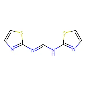 Methanimidamide, N,N'-bis(2-thiazolyl)- structure