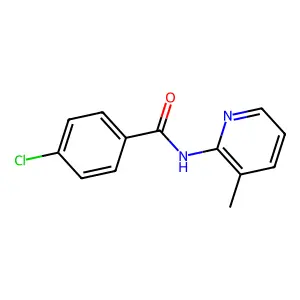 对氯-N-(3-甲基-2-吡啶基)苯甲酰胺 structure