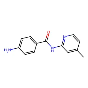 Benzamide, p-amino-N-(4-methyl-2-pyridyl)- structure