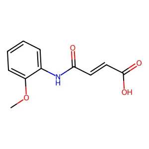 4-((2-Methoxyphenyl)amino)-4-oxo-2-butenoic acid structure