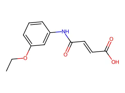 4-(3-Ethoxyanilino)-4-oxobut-2-enoic acid structure