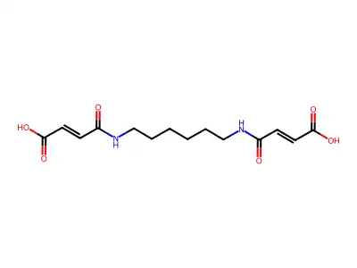3-[6-(3-Carboxyprop-2-enoylamino)hexylcarbamoyl]prop-2-enoic acid structure