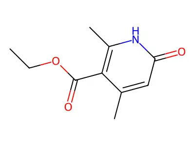 Ethyl 2,4-dimethyl-6-oxo-1,6-dihydropyridine-3-carboxylate structure