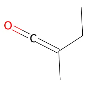 2-Methylbut-1-en-1-one structure